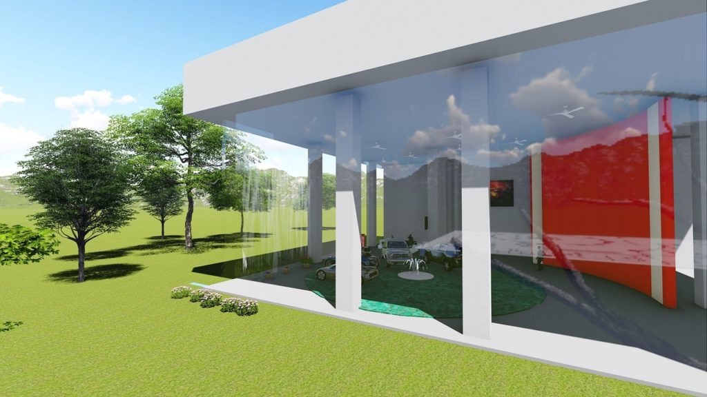 La conception 3D d'un jardin