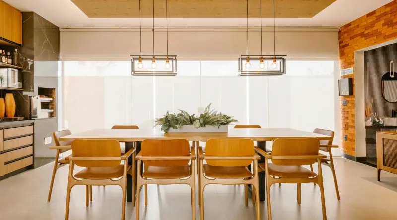 Décoration de table à manger